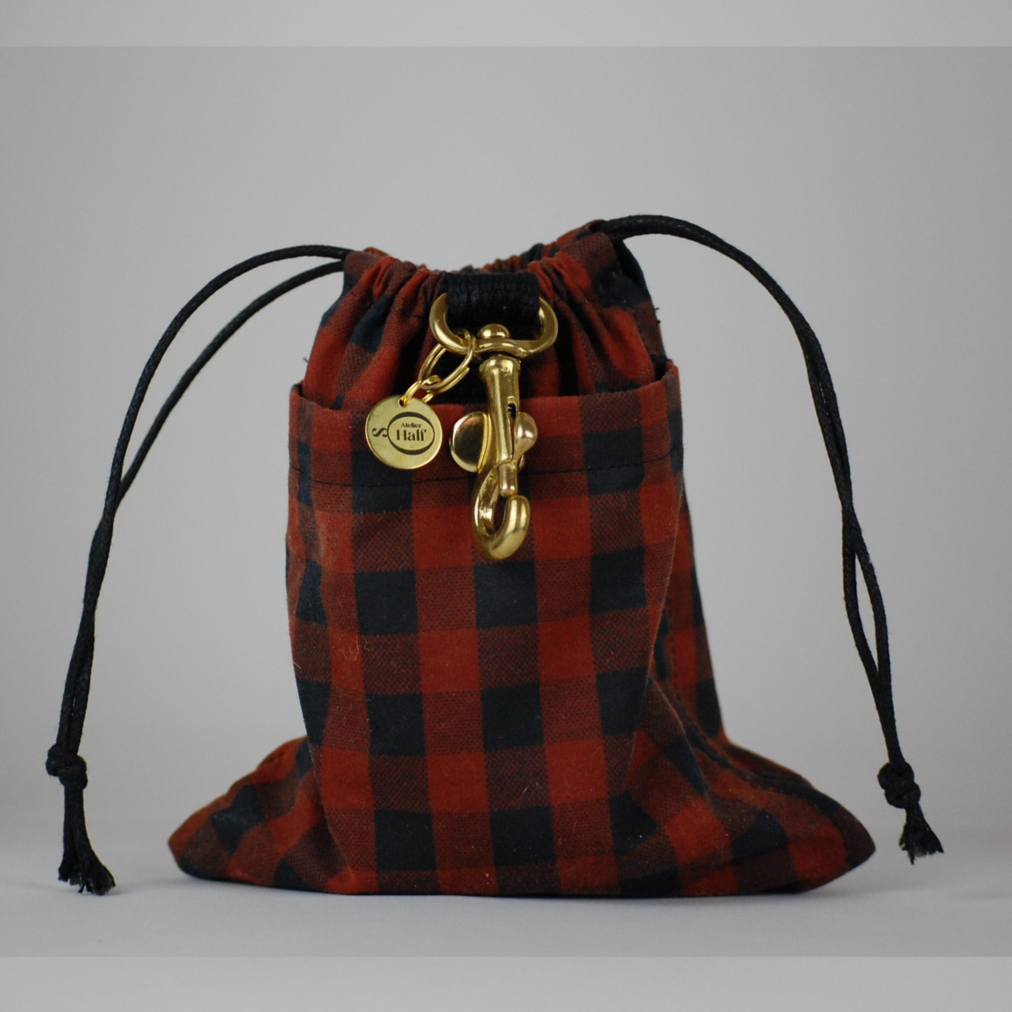 Red Check Treat Bag